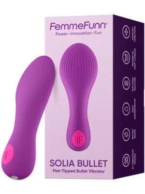solia bullet flat tipped vibrator purple solia bullet flat tipped vibrator purple