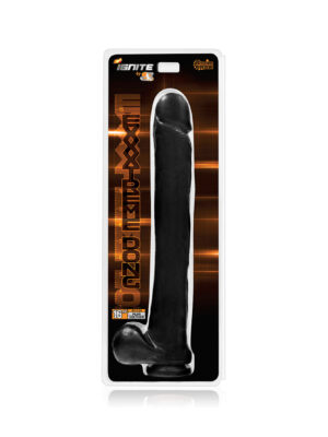 16" exxxtreme dong w/suction black 16" exxxtreme dong w/suction black