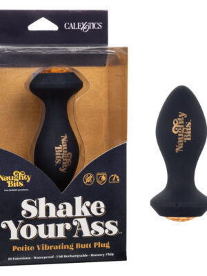 naughty bits shake your ass petite vibrating butt plug