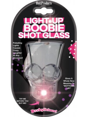 light boobie shot glass light boobie shot glass