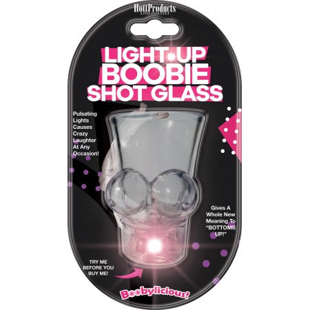 light boobie shot glass