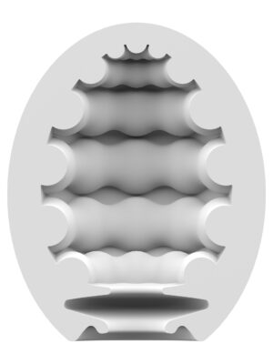 satisfyer masturbator egg riffle light green