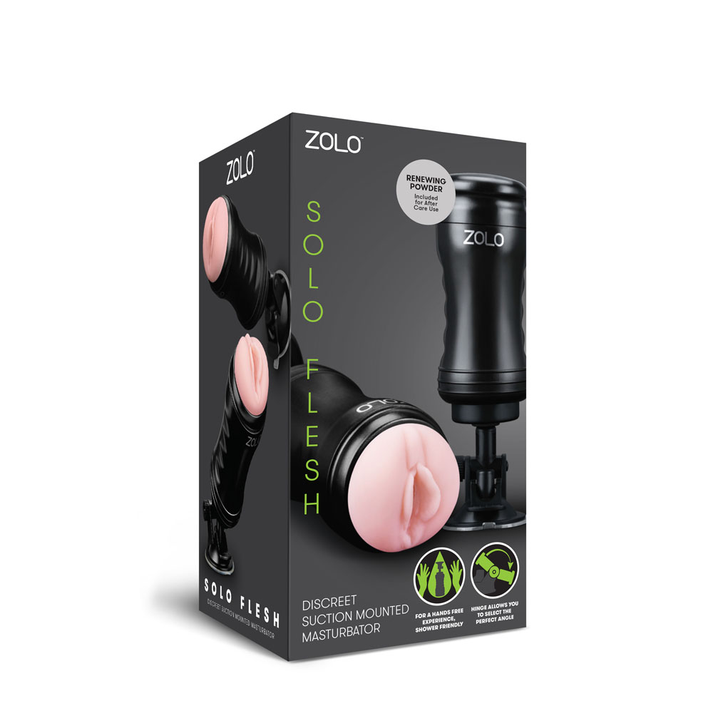 zolo solo flesh discreet suction mounted masturbator black zolo solo flesh discreet suction mounted masturbator black