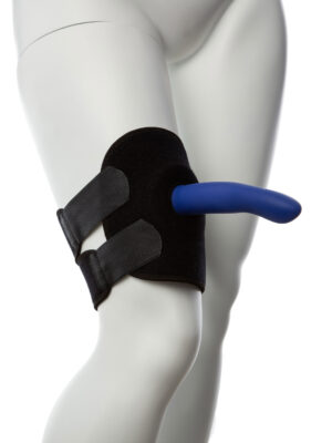 gender fluid thigh rider strap on harness large/xxlarge black gender fluid thigh rider strap on harness large/xxlarge black