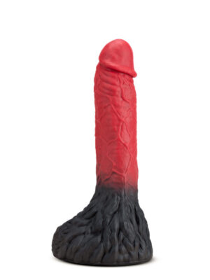 the realm lycan lock on werewolf dildo red