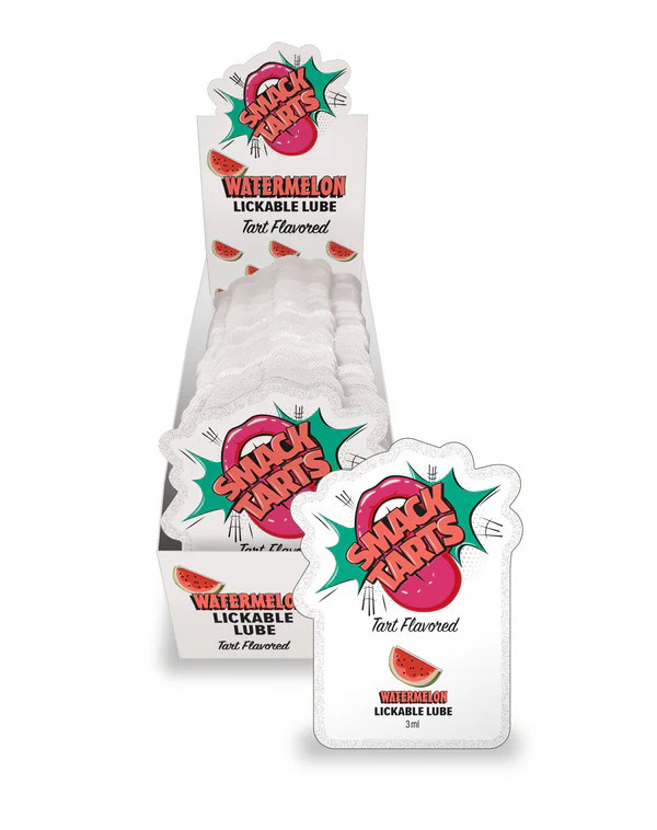 smack tarts lube 3ml pouch display 36pc sour watermelon smack tarts lube 3ml pouch display 36pc sour watermelon