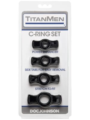 titanmen cock ring set black titanmen cock ring set black