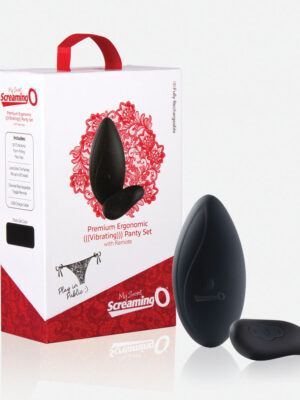 premium ergonomic remote panty set black each