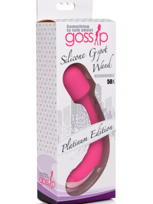 silicone g spot wand magenta