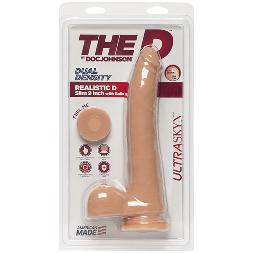 the d realistic d slim 9 inch ultraskyn vanilla the d realistic d slim 9 inch ultraskyn vanilla