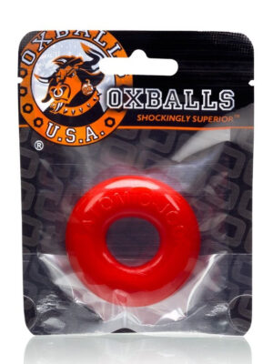 do nut 2 large atomic jock cockring red