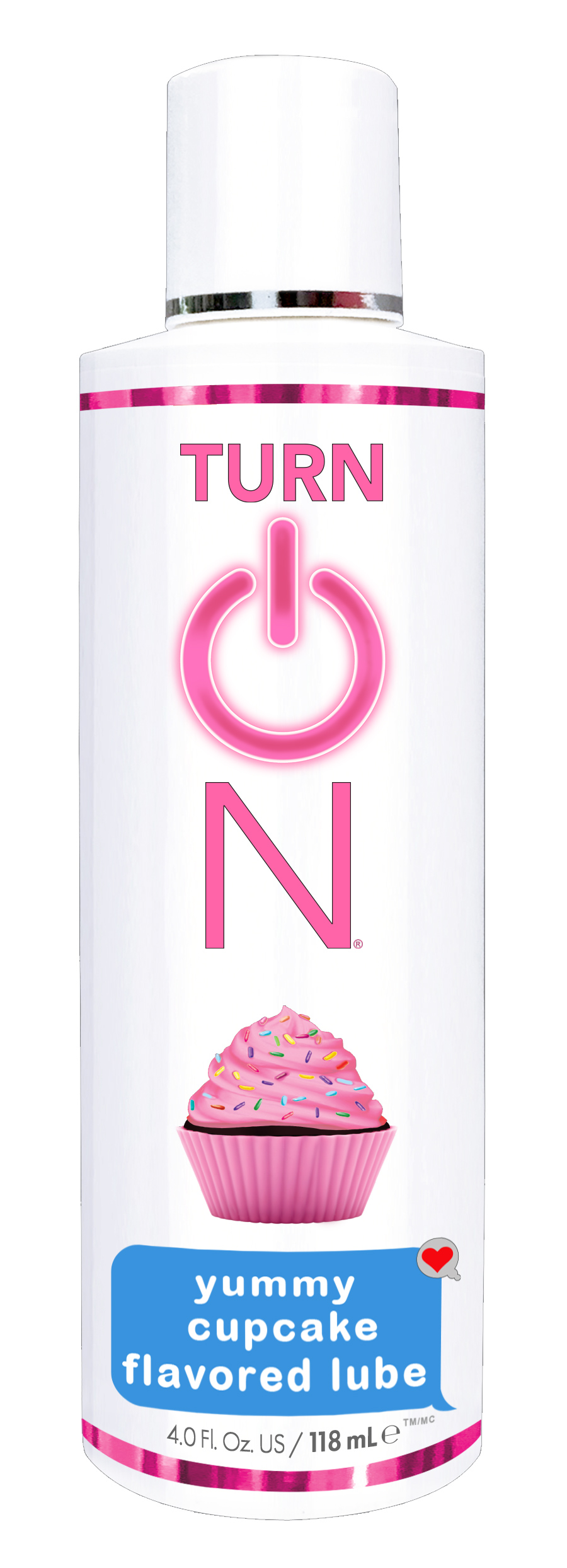 turn on yummy cupcake flavored lube 4 fl. oz. turn on yummy cupcake flavored lube 4 fl. oz.