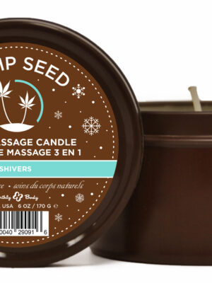 hemp seed 3 in 1 massage candle 6 oz shivers