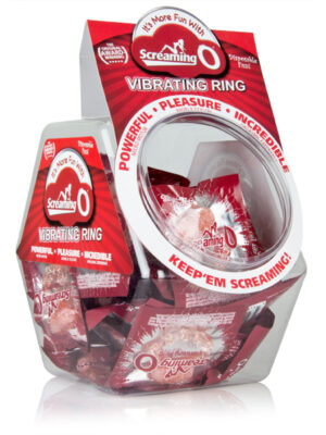 the screaming o vibrating ring 48 piece fishbowl