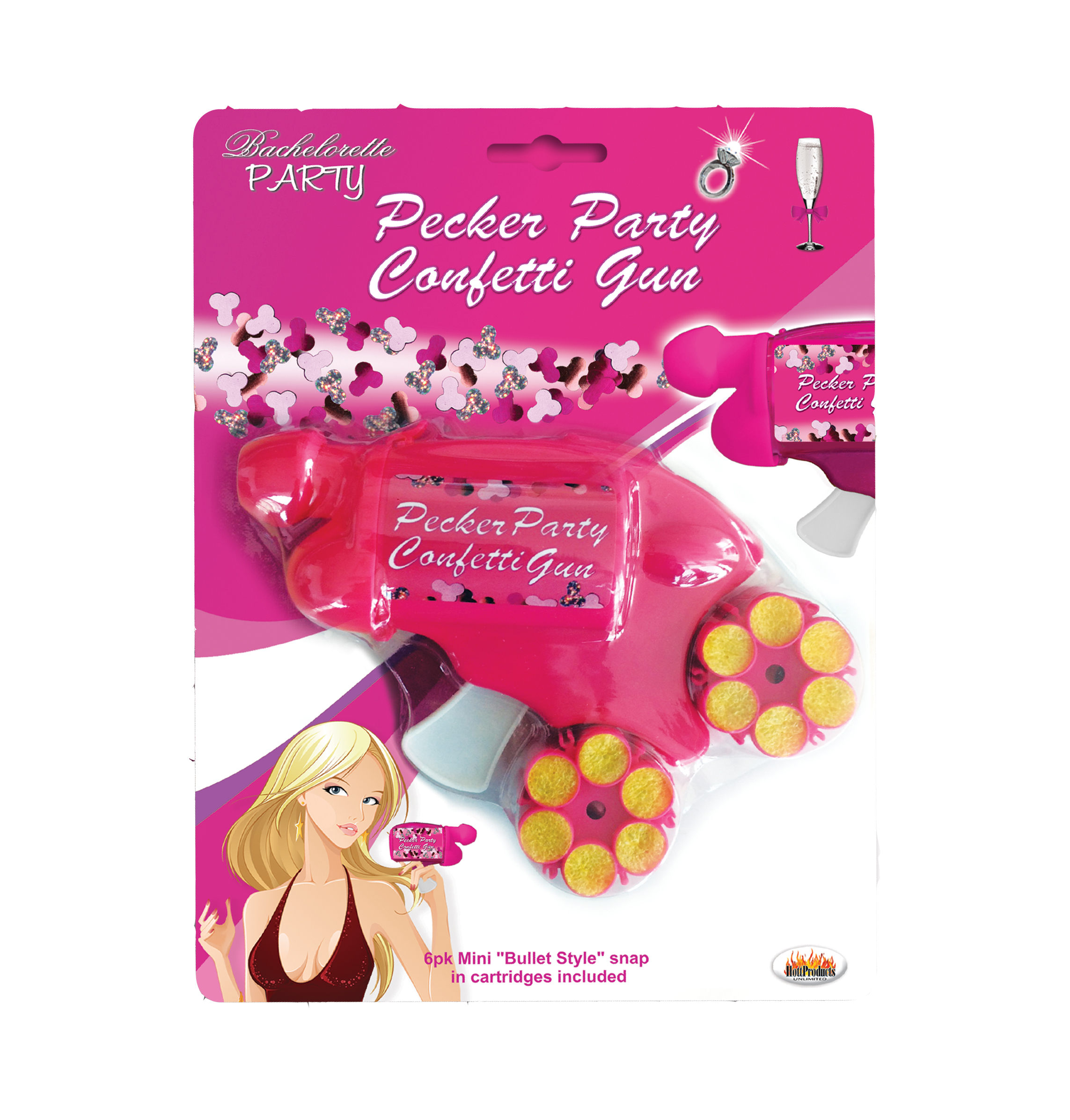 bachelorette party pecker party confetti gun