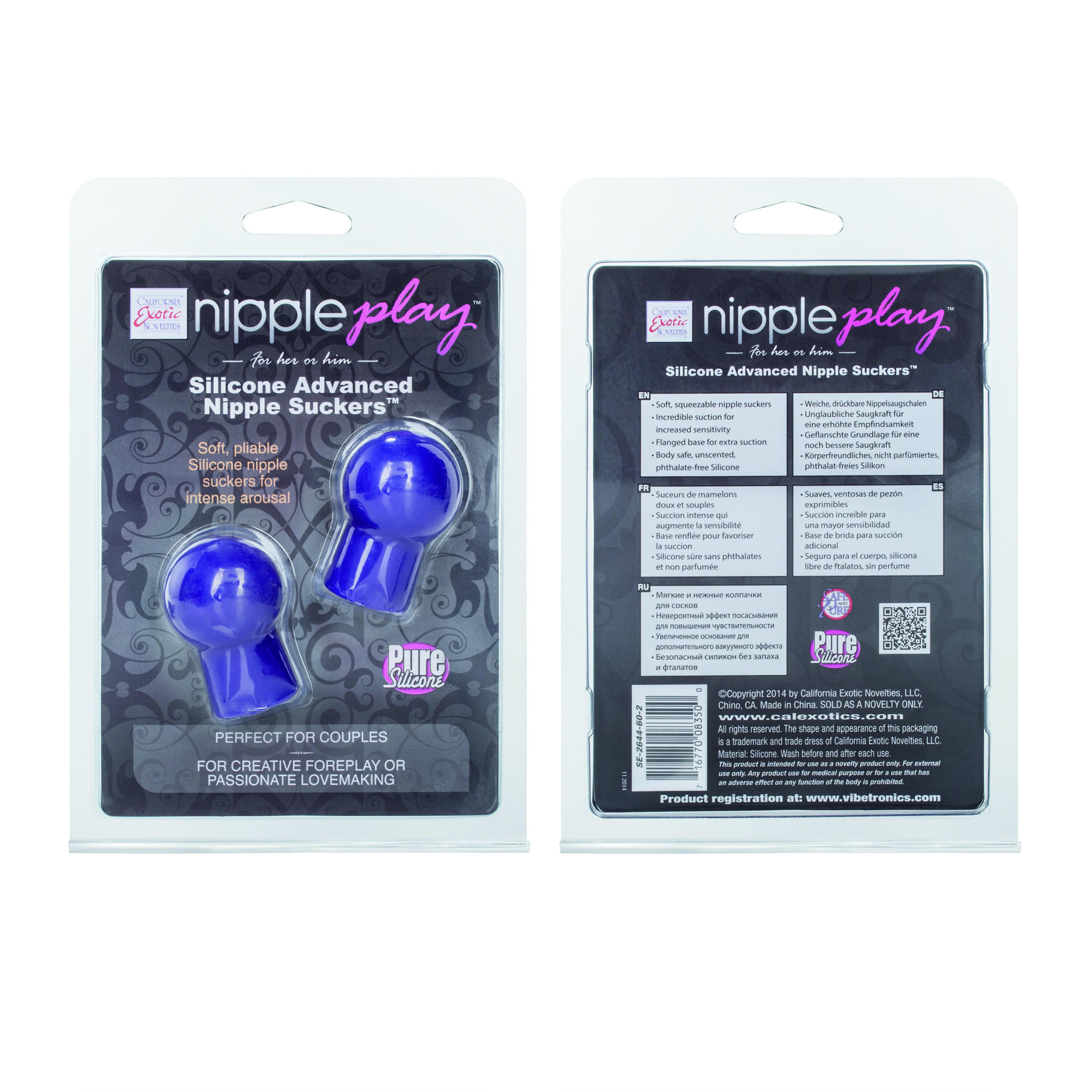 nipple play silicone advanced nipple suckers purple