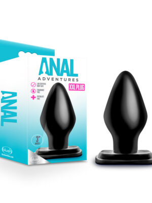 anal adventures xxl plug black