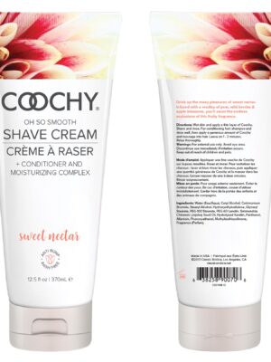coochy shave cream sweet nectar 12.5 oz