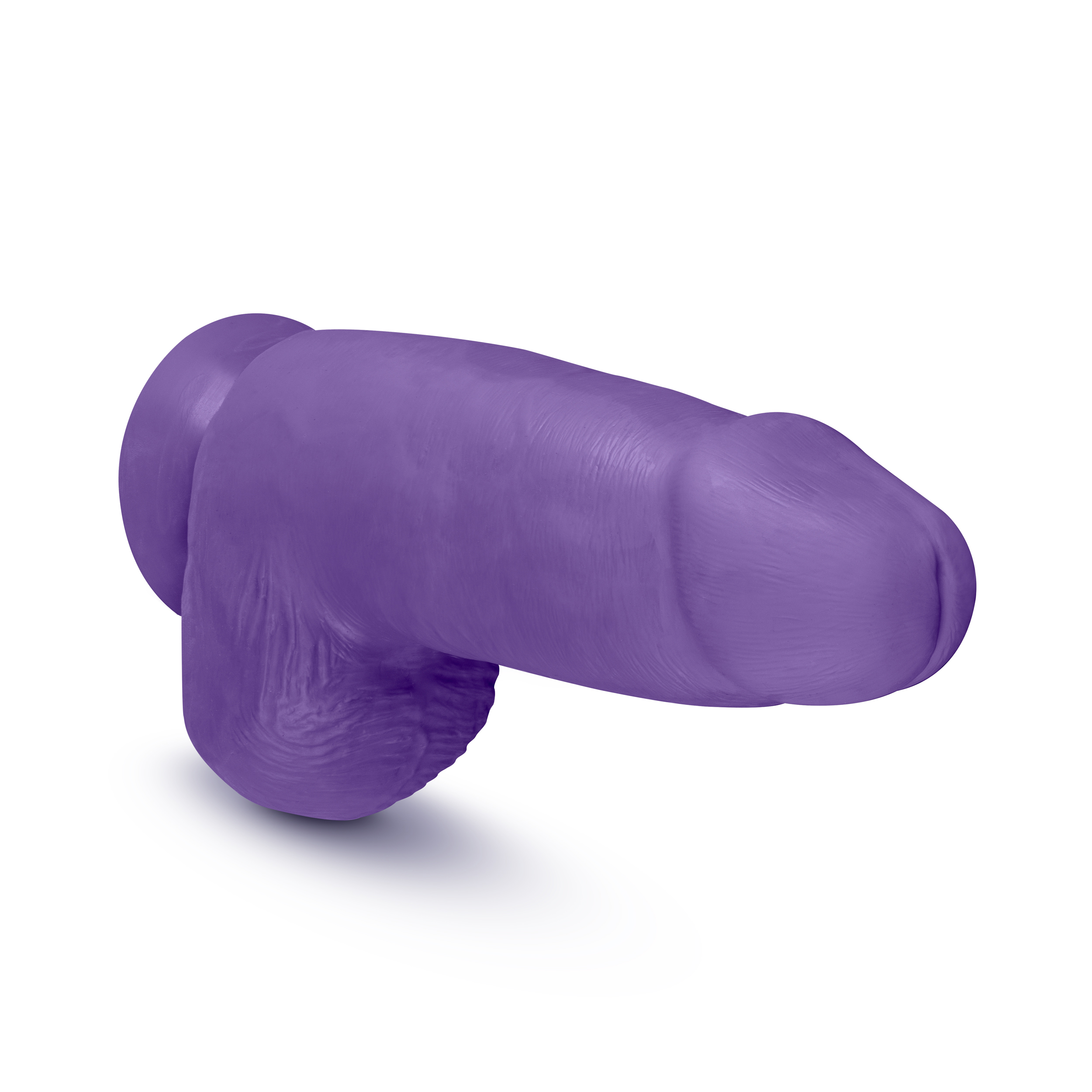 au naturel bold chub 10 inch dildo purple