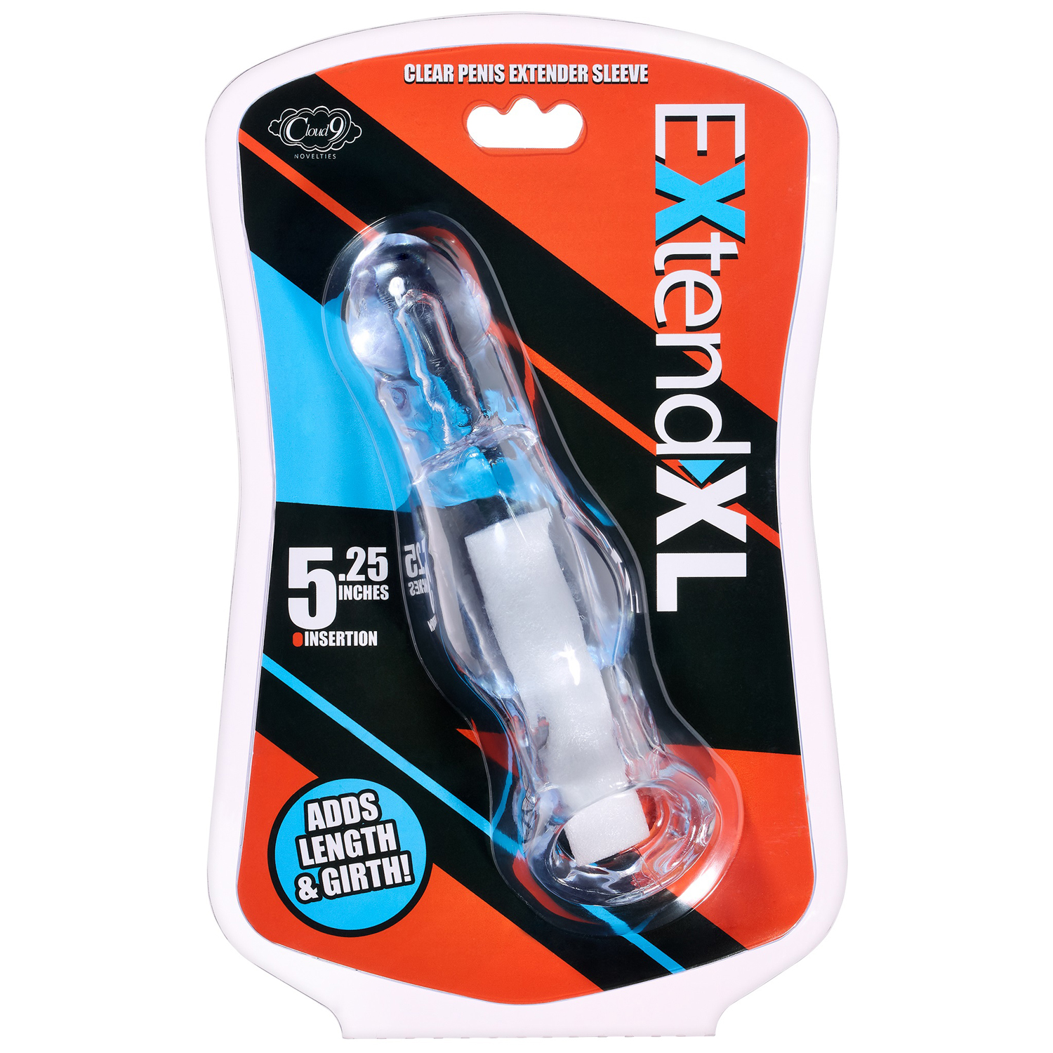 extend xl penis sleeve 5.25" clear extend xl penis sleeve 5.25" clear