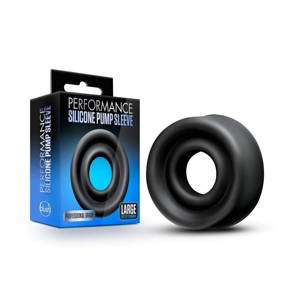 performance silicone pump sleeve large black performance silicone pump sleeve large black