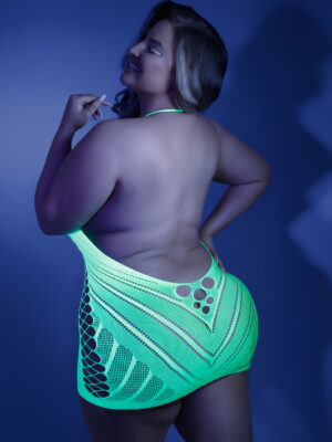 shock value halter dress queen neon green shock value halter dress queen neon green