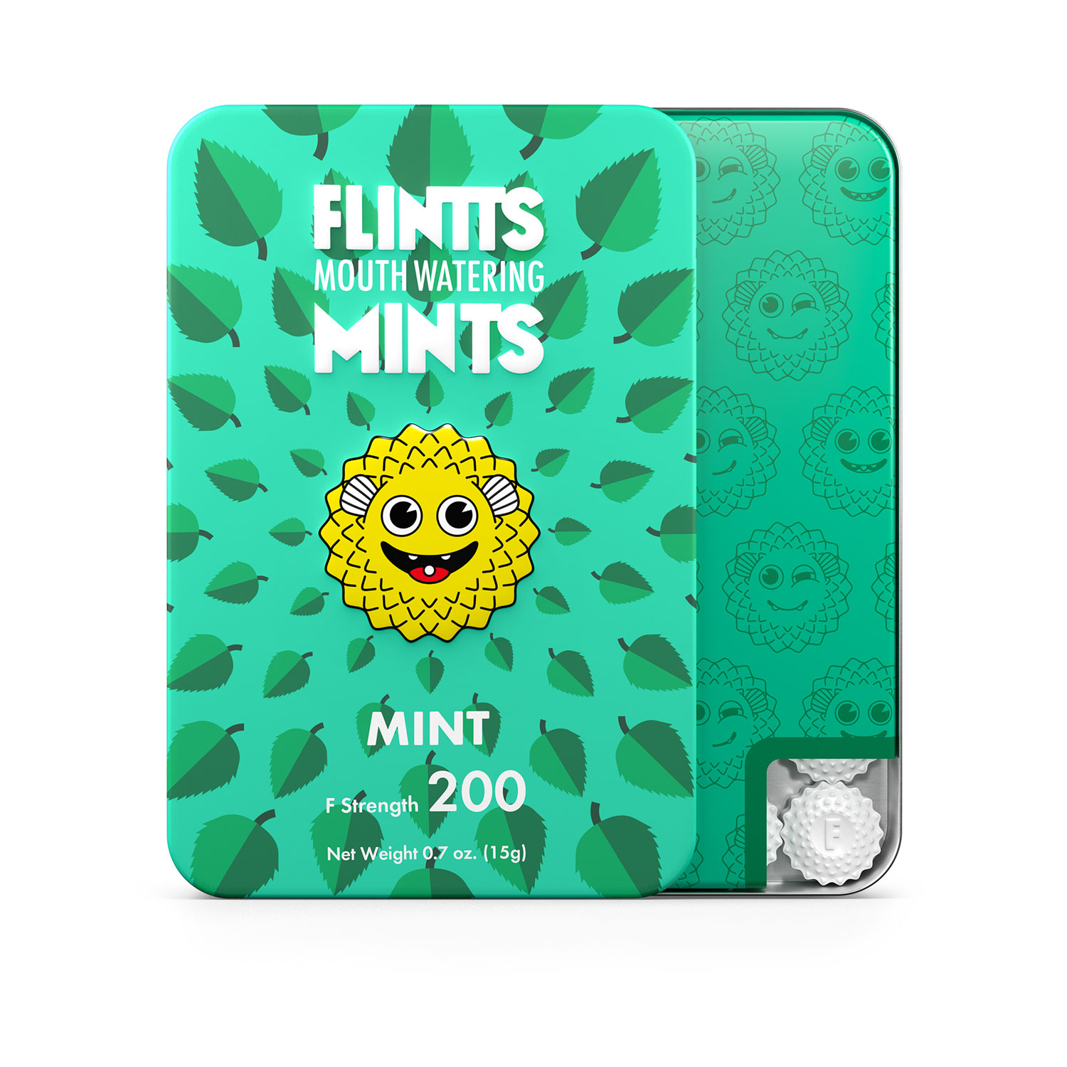 flintts mouth watering mints mint f strength 200