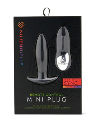 nu sensuelle remote control mini plug black