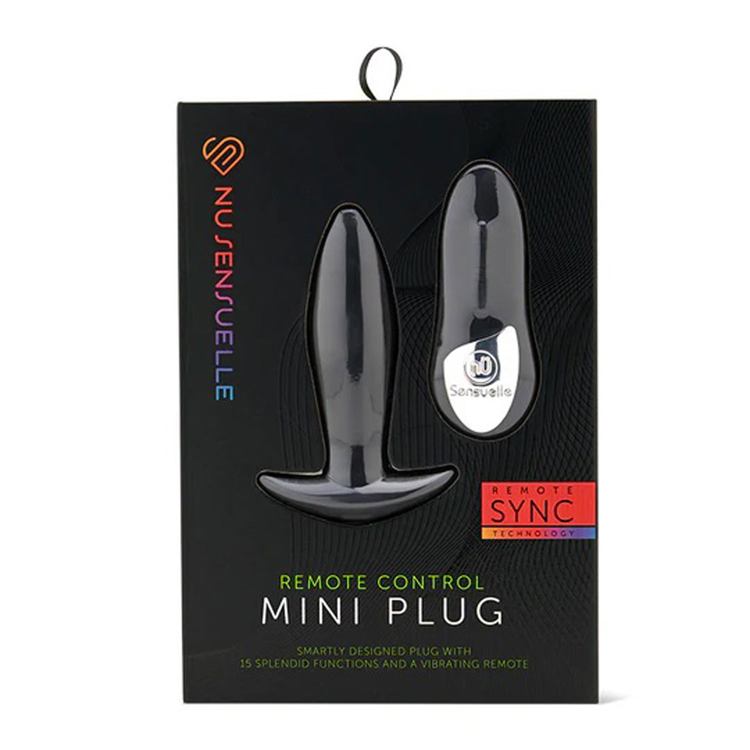 nu sensuelle remote control mini plug black