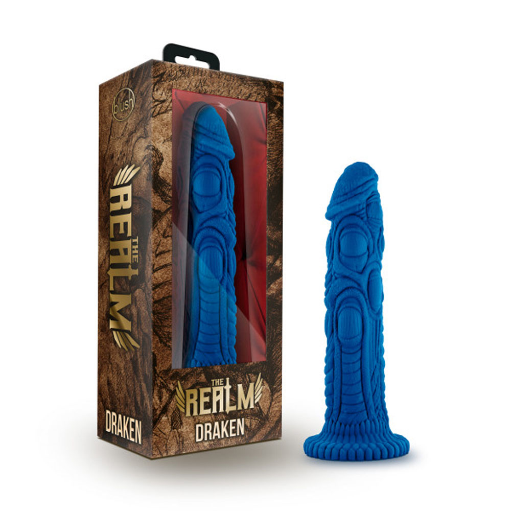 the realm draken lock on dildo blue the realm draken lock on dildo blue