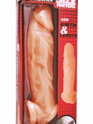 realistic flesh penis enhancer and ball stretcher