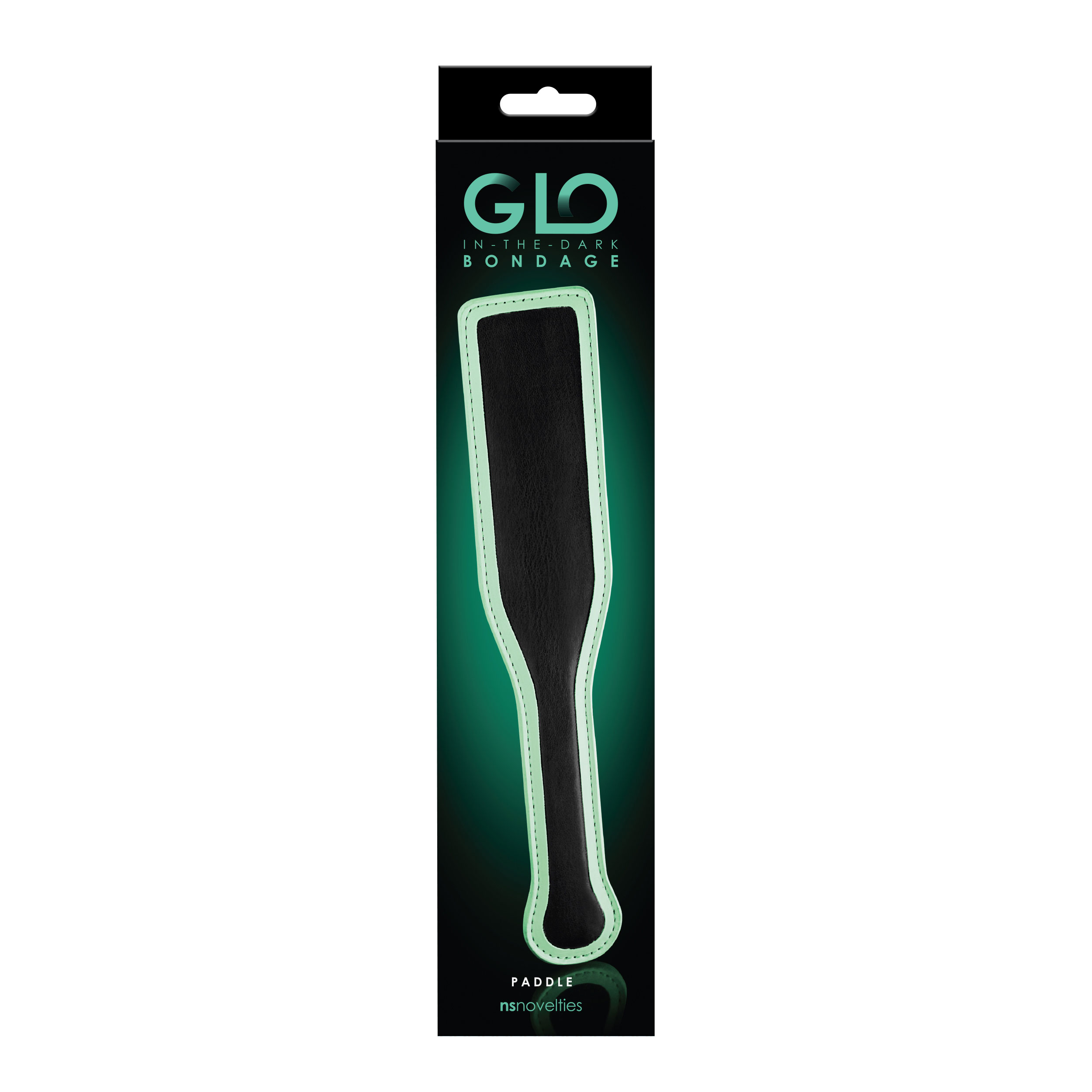 glo bondage paddle green