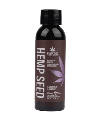hemp seed massage and body oil lavender 2 fl. oz./ 60ml