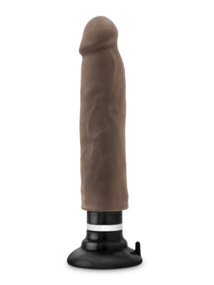 au naturel 11 inch sensa feel magnum vibrating dong chocolate