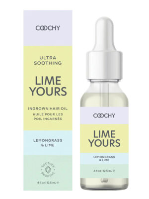 coochy ultra soothing lime yours ingrown hair oil lemongrass and lime 4 oz
