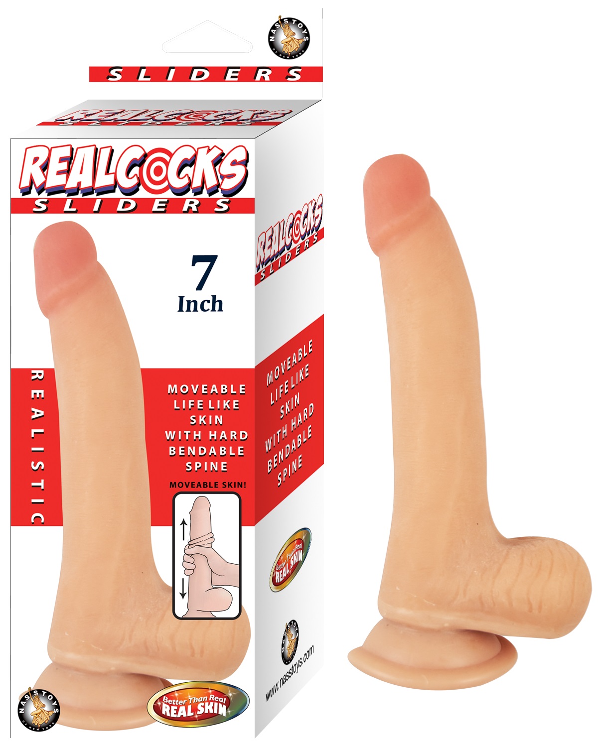 realcocks sliders 7 inch flesh