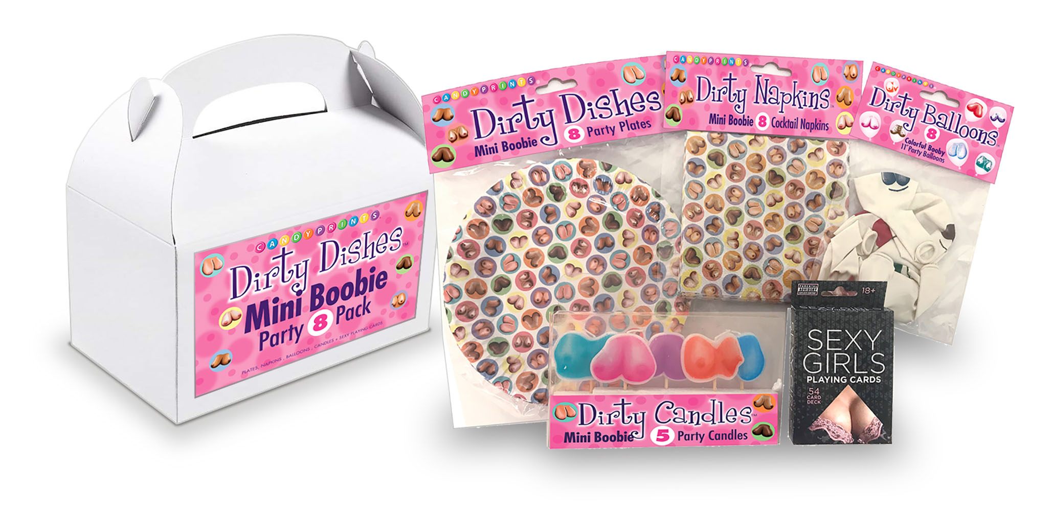 mini boob 8 party pack