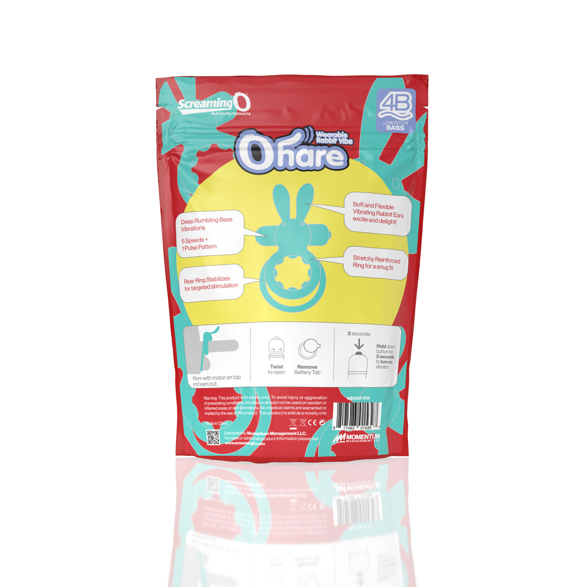 screaming o 4b ohare wearable rabbit vibe kiwi