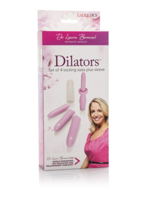 dr. laura bernam dilators set of 4 locking sizes plus sleeve purple