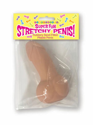 stretchy sand penis sensory toy