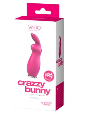 crazzy bunny rechargeable bullet pretty in pink
