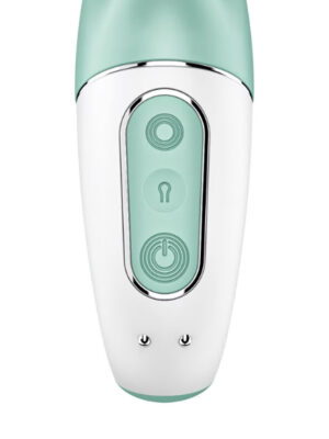 satisfyer air pump bunny 5 plus inflatable rabbit vibrator mint