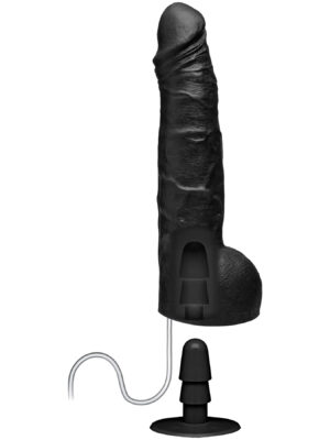 merci 10 inch dual density squirting cumplay cock with removable vac u lock suction cup black