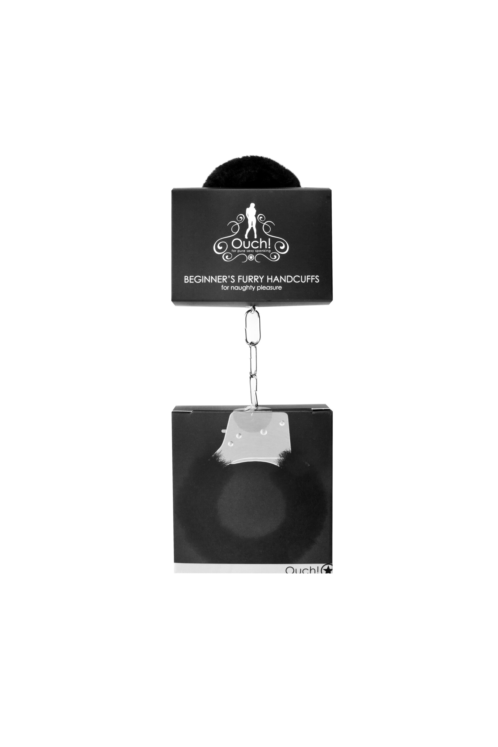 beginner's furry handcuffs black