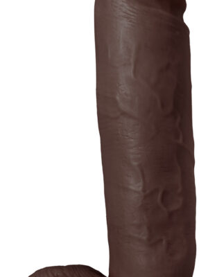 au naturel huge 10 inch dildo chocolate
