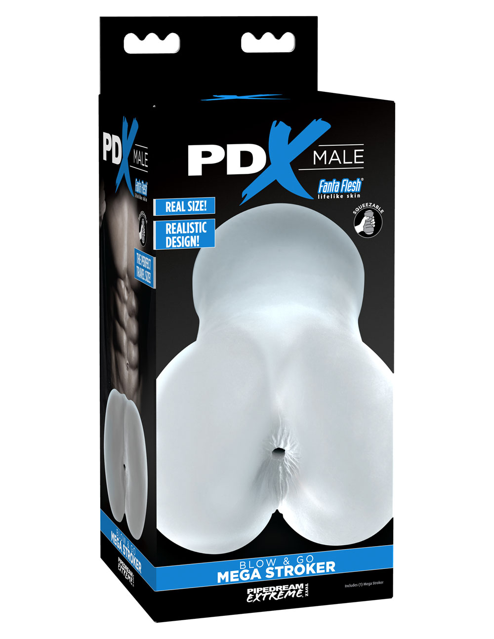 pdx male blow and go mega stroker clear pdx male blow and go mega stroker clear