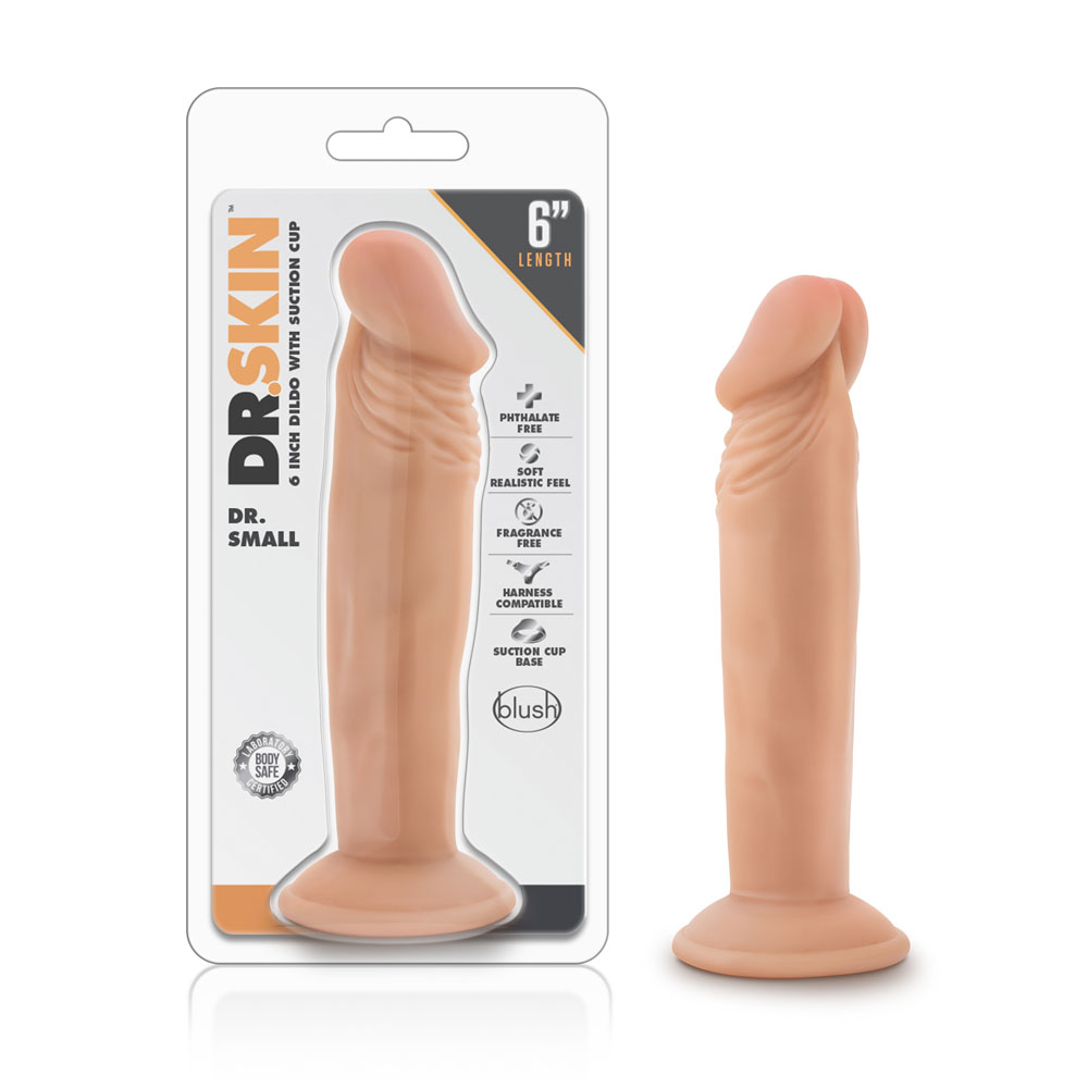 dr. skin dr. small 6 inch dildo vanilla dr. skin dr. small 6 inch dildo vanilla
