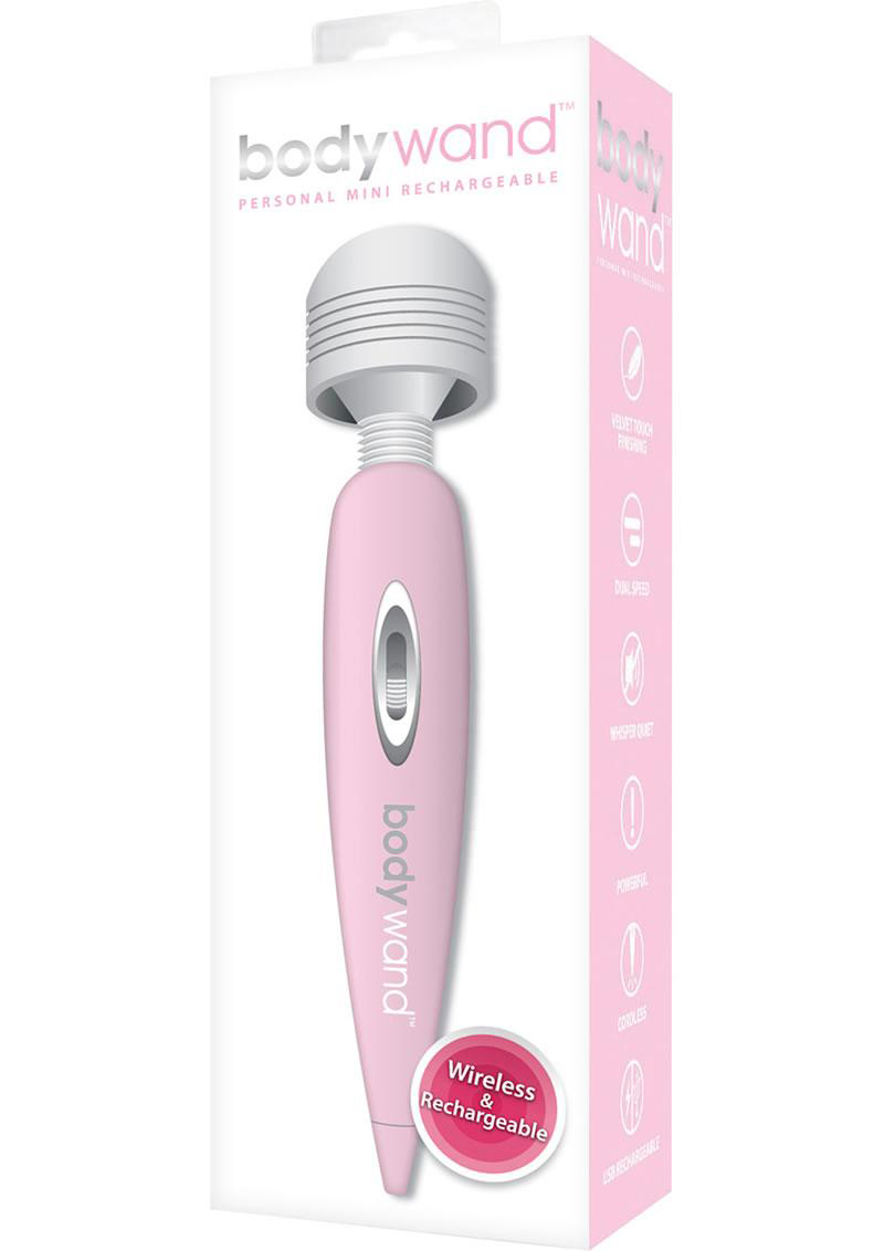 bodywand personal mini rechargeable wand pink