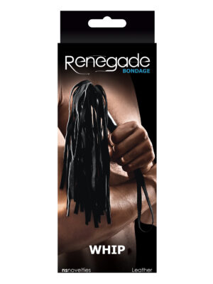 renegade bondage whip black