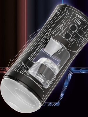 bionic power stroking masturbator black